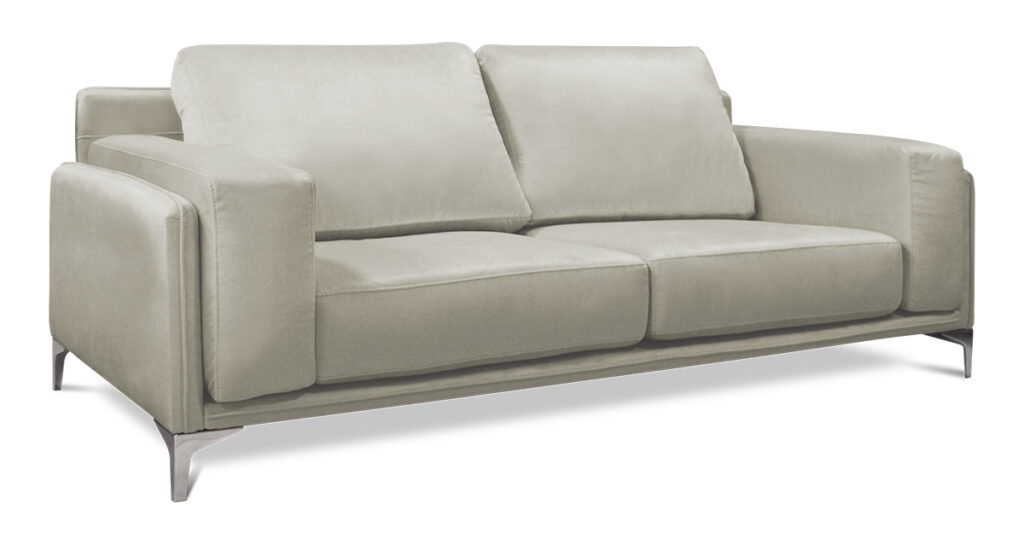 Sofá de dos asientos modelo Xenon de color beige